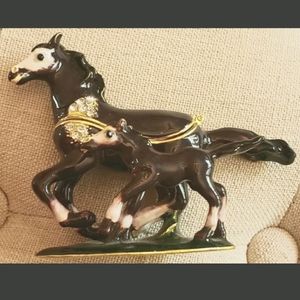 Horse & Baby, Mare & Foal Trinket Box